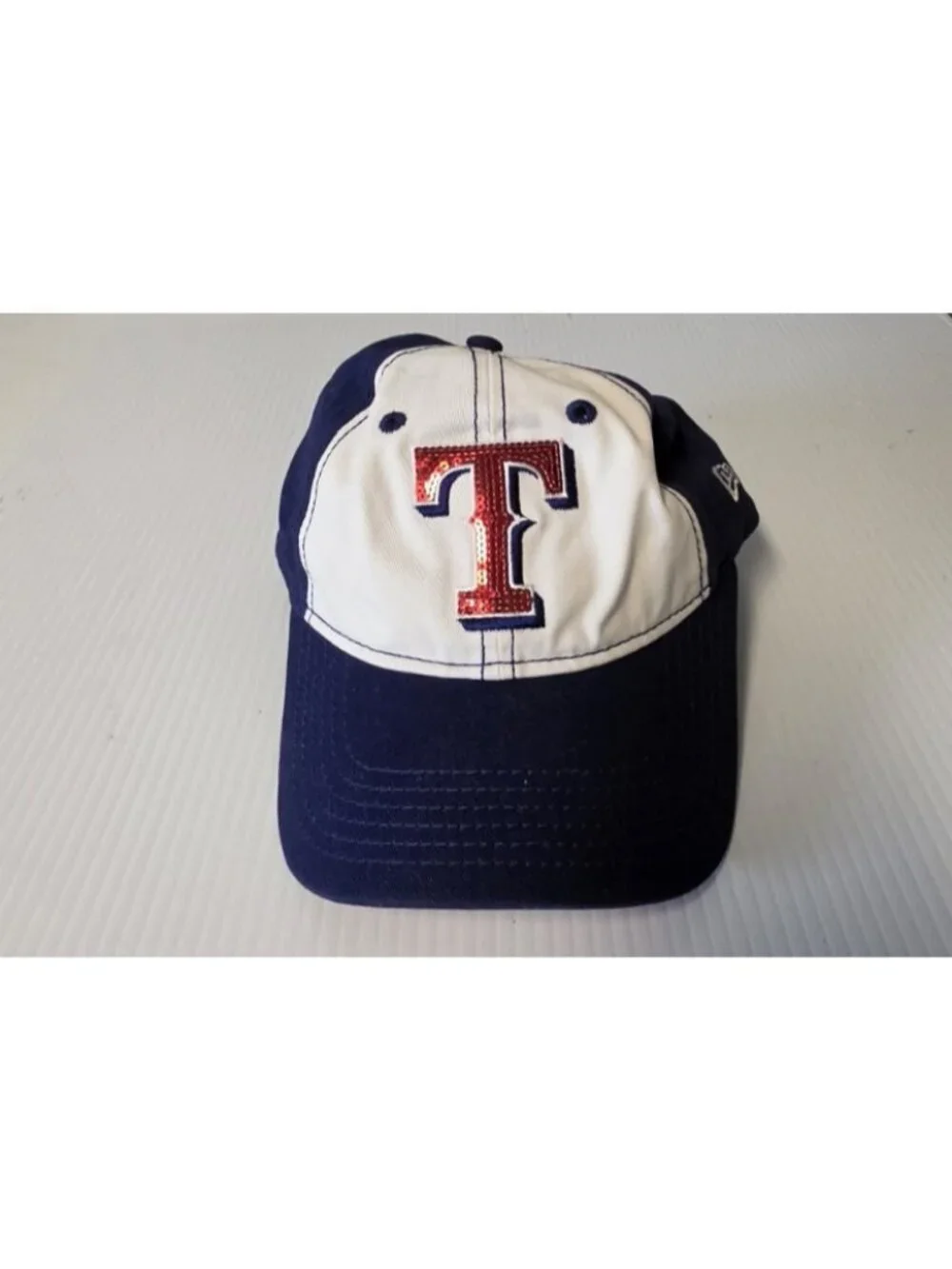 New Era 9TWENTY Texas Rangers Women's Sparkly Sequin Baseball Cap Adjustable